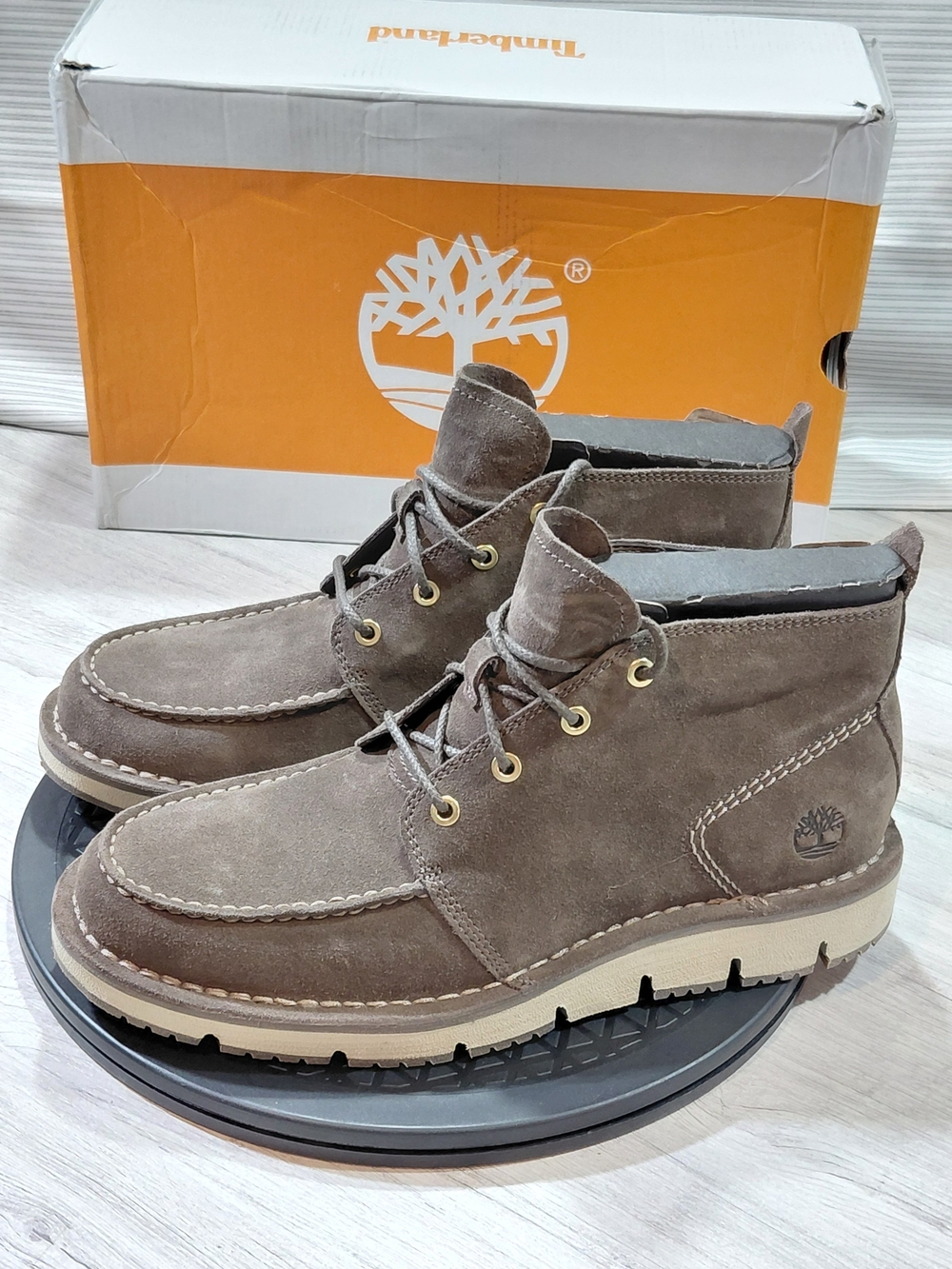 NEW Timberland Westmore Moc-Toe Mid Canteen Green Suede Chukka Boot W10 M8.5